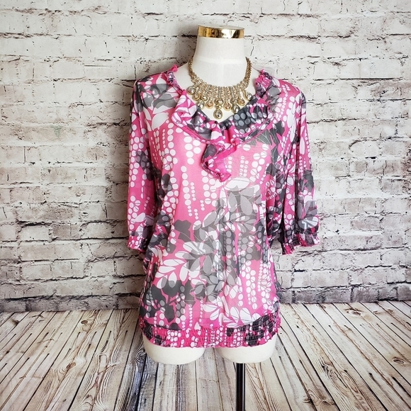 Lane Bryant Tops - New Lane Bryant Sheer Floral Top